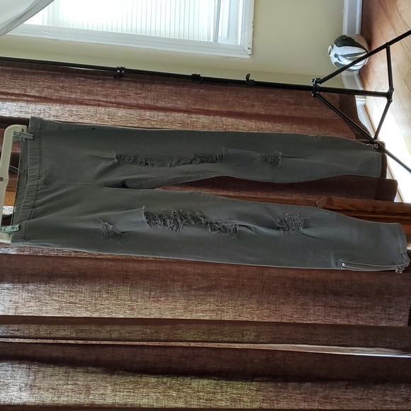 JOE'S WOMEN'S RIPPED THE JEAN LEGGING PANT SIZE L2 - Picture 4 of 15